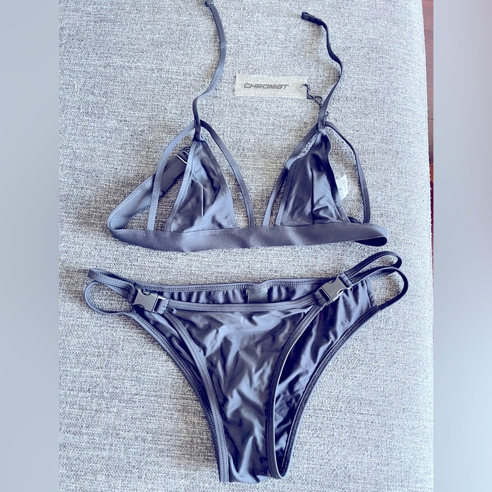 Brand New Chromat Outlined Top & Boardwalk Bikini Bottom - Size S